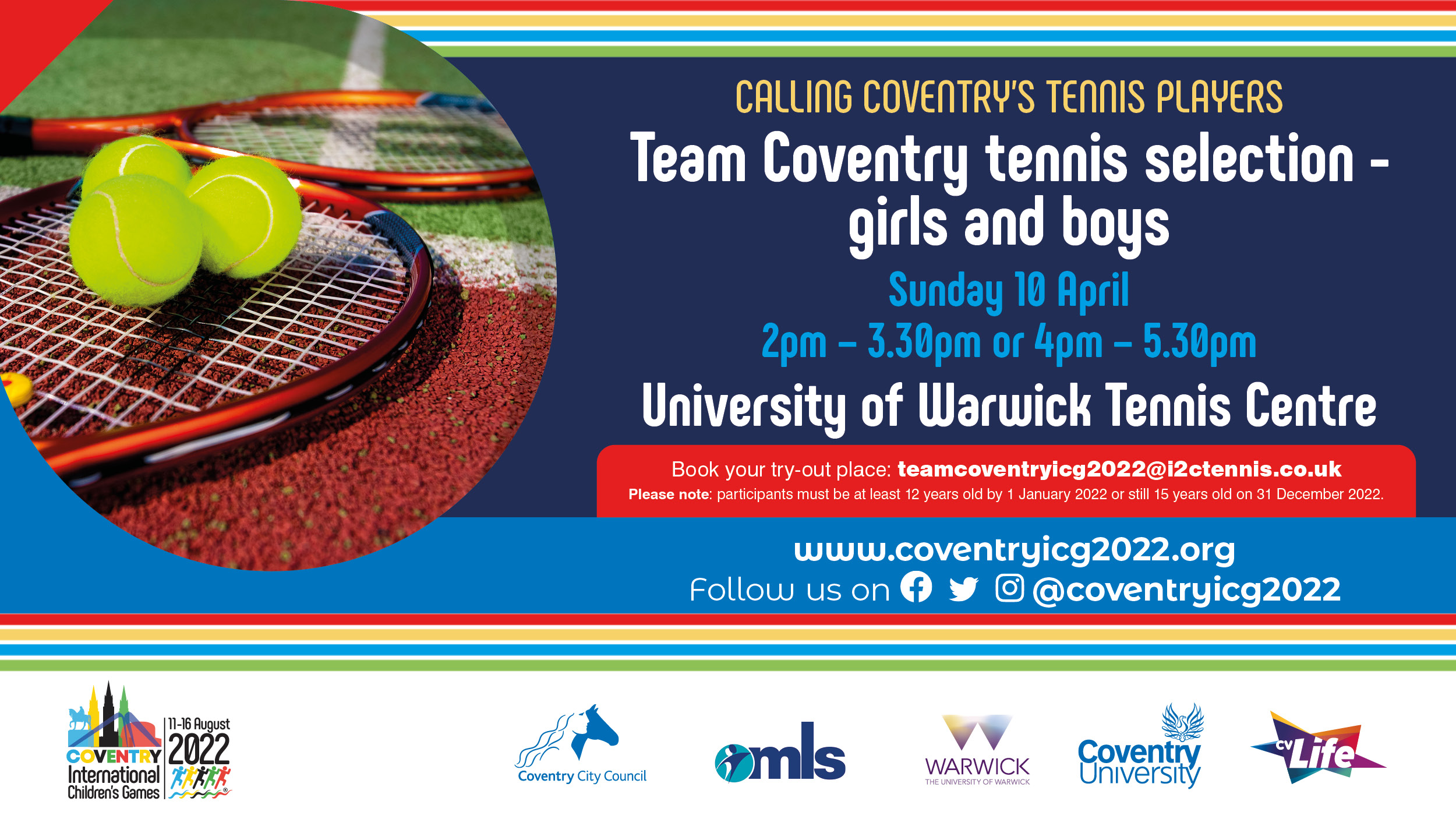 Team Coventry tennis selection details