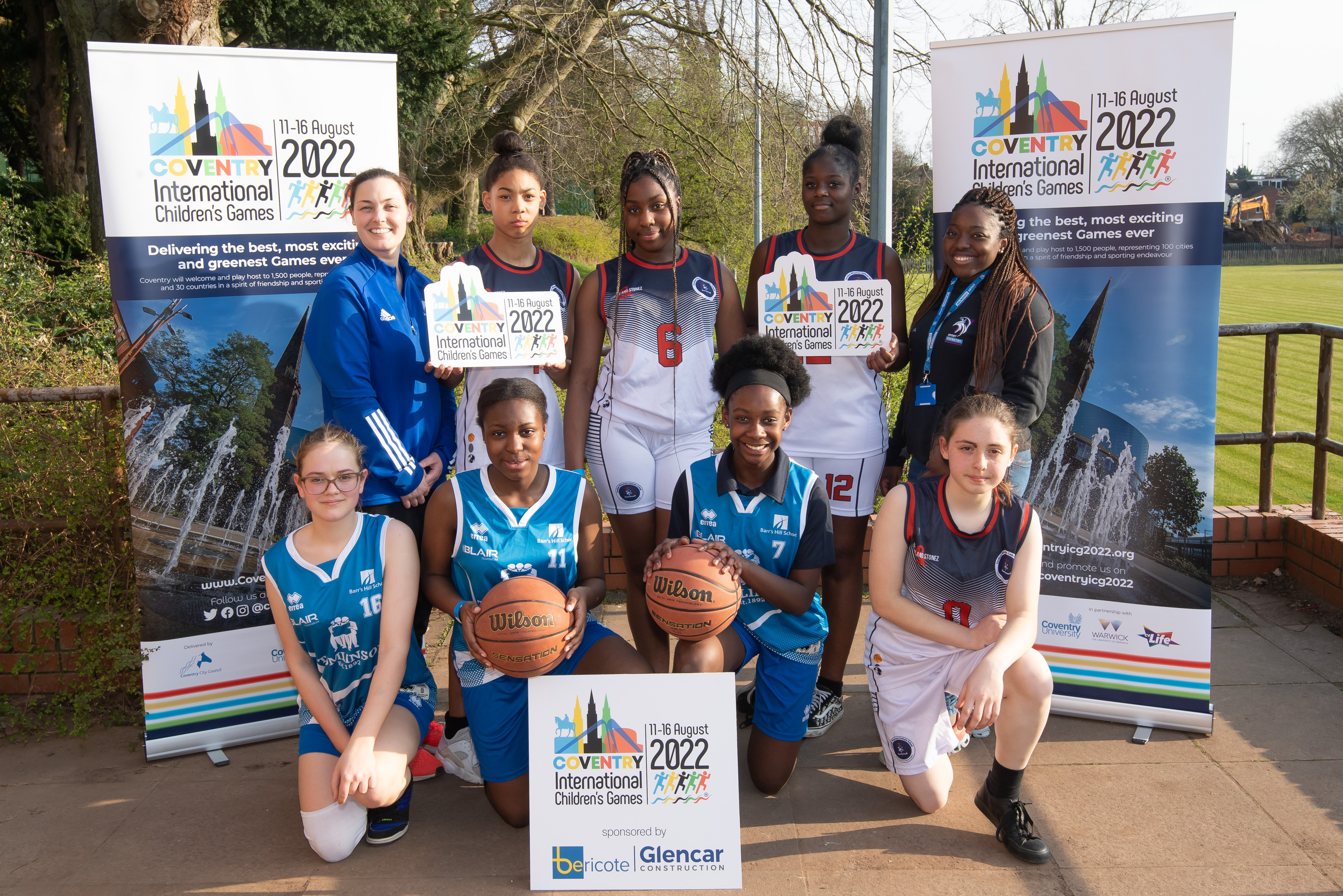 Girls' basketball hopefuls for International Children’s Games 2022