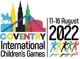 International Children's Games Coventry 2022 logo